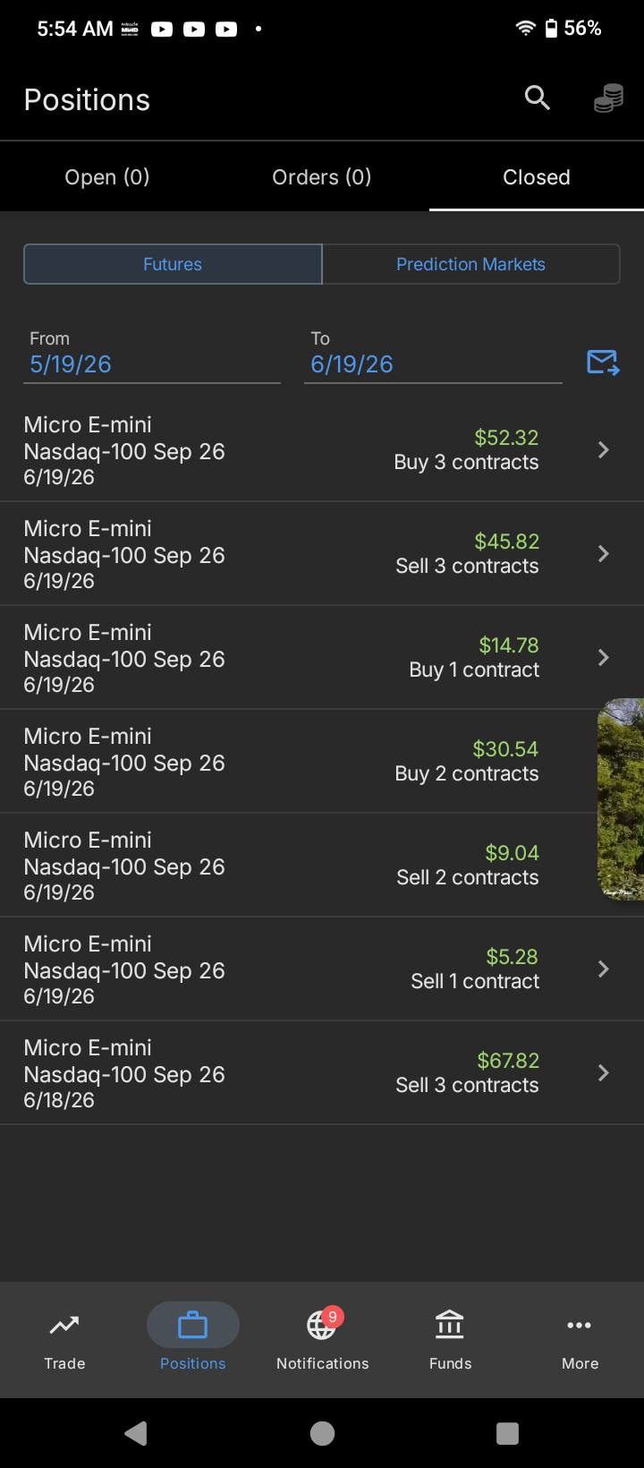 Trading proof